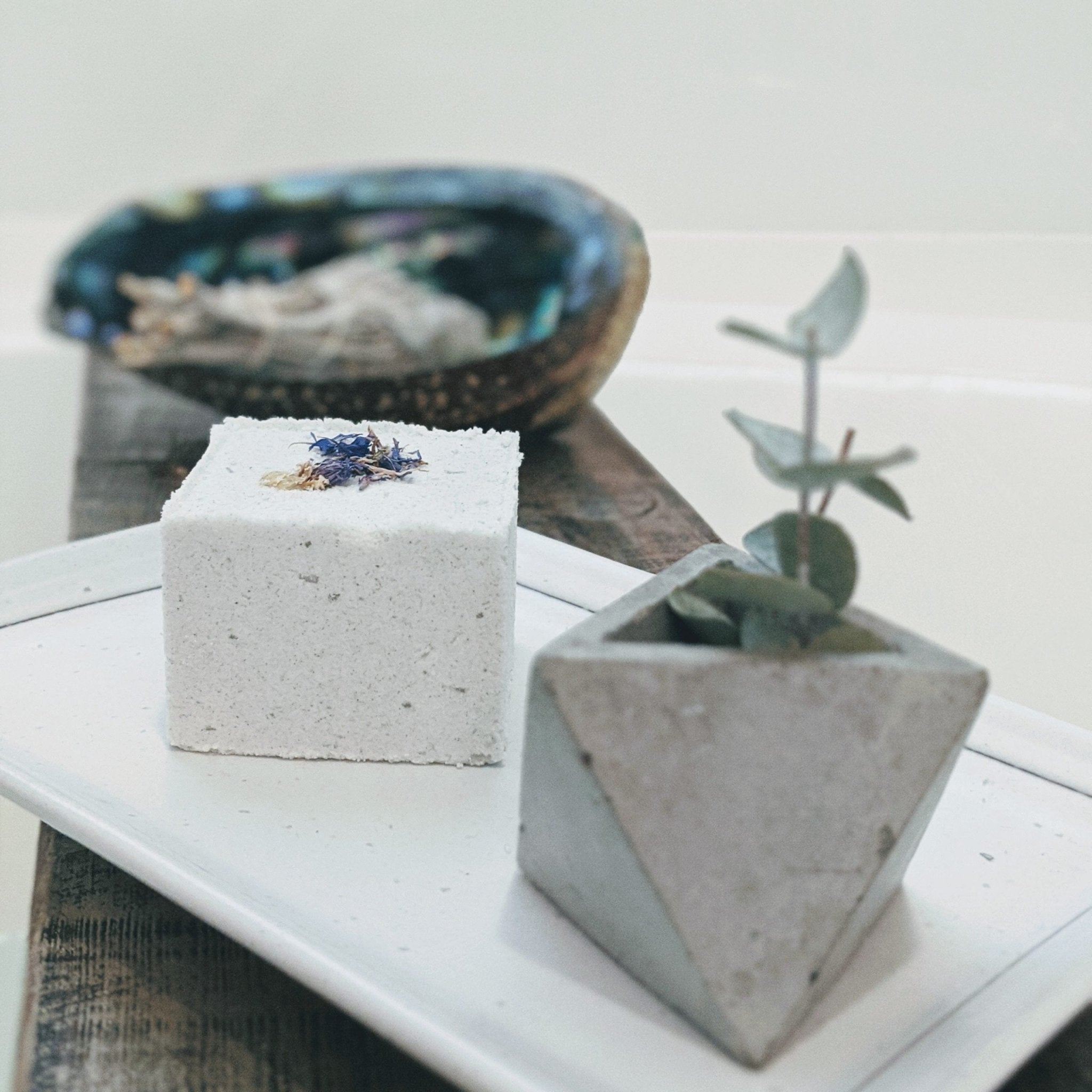 Herbal-Infused Eucalyptus Bath Bombs - The Good Rub