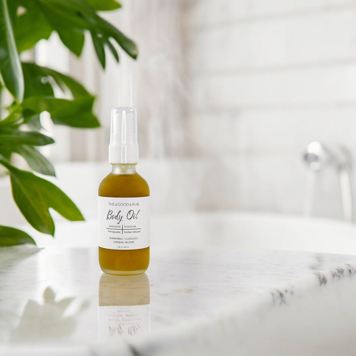 Warming + Cooling Body Oil - The Good Rub